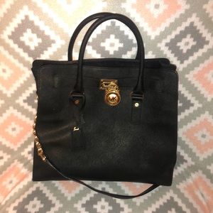 Black Michael Kors satchel/tote bag